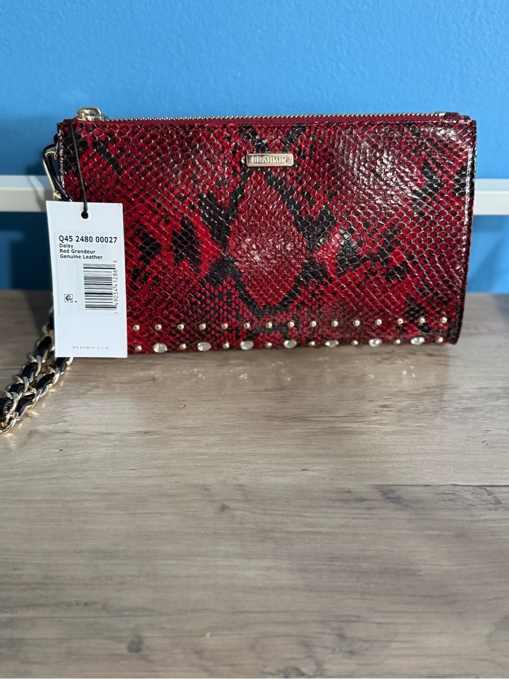 Brahmin Daisy Grandeur Clutch Wristlet